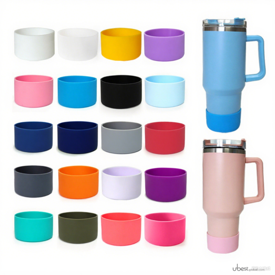 Cross-border Universal Stanley Taza de aislamiento de silicona funda de mango de automóvil taza almohadilla taza de hielo 40/30OZ